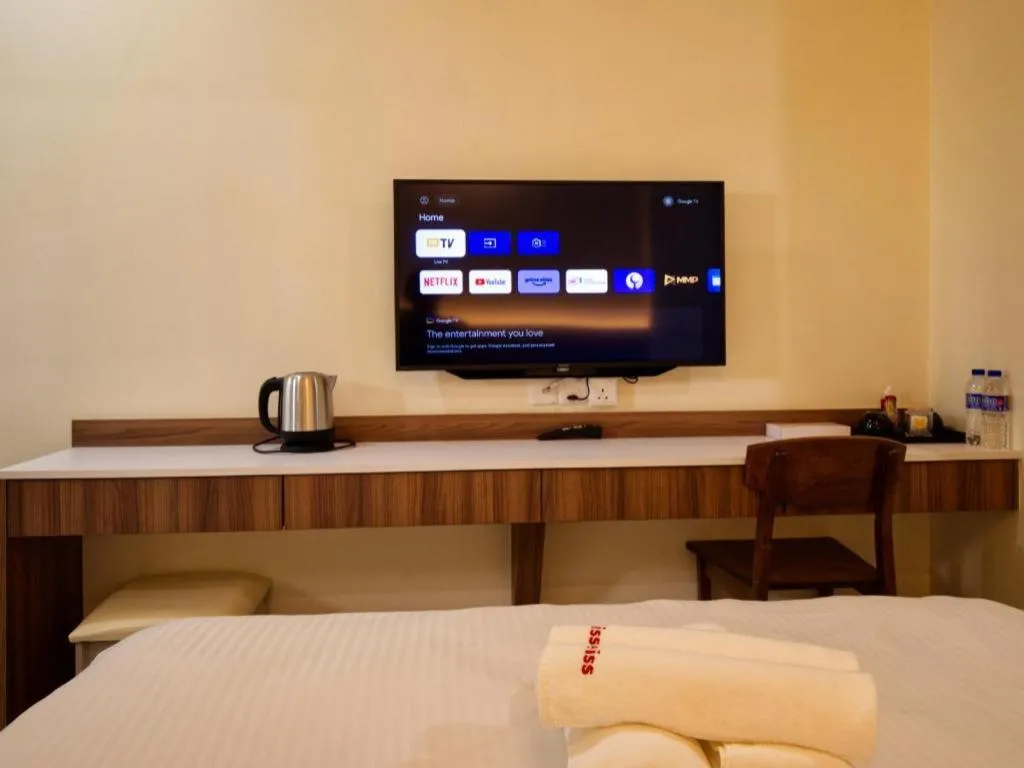 Bed in Weiss Hotels Kepong Baru