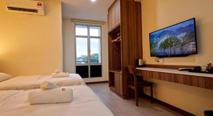 Bed in Weiss Hotels Kepong Baru
