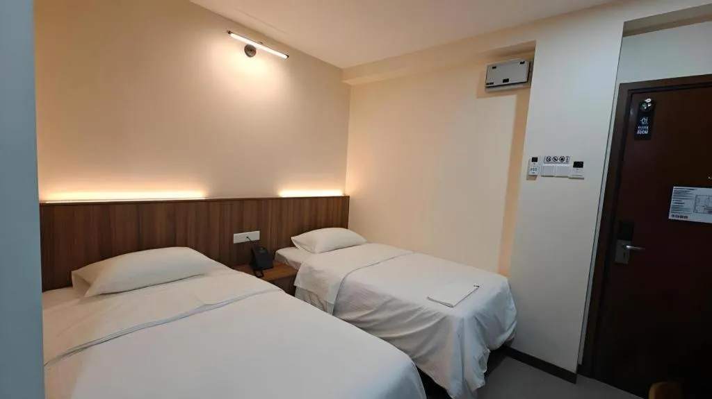 Bed in Weiss Hotels Kepong Baru