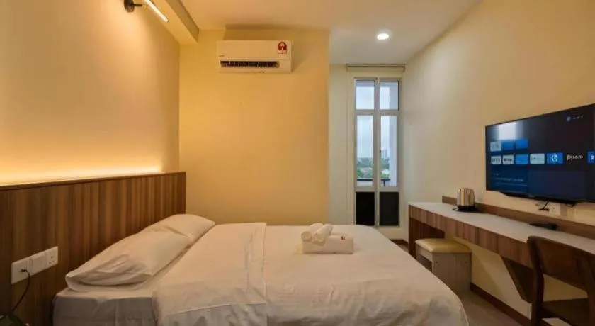 Bed in Weiss Hotels Kepong Baru