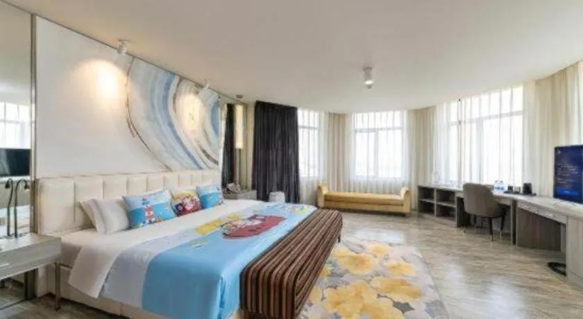 Bed in Jinjiang Metropolo Hotel Shenyang Country Garden Datong Lake Subway Station Branch