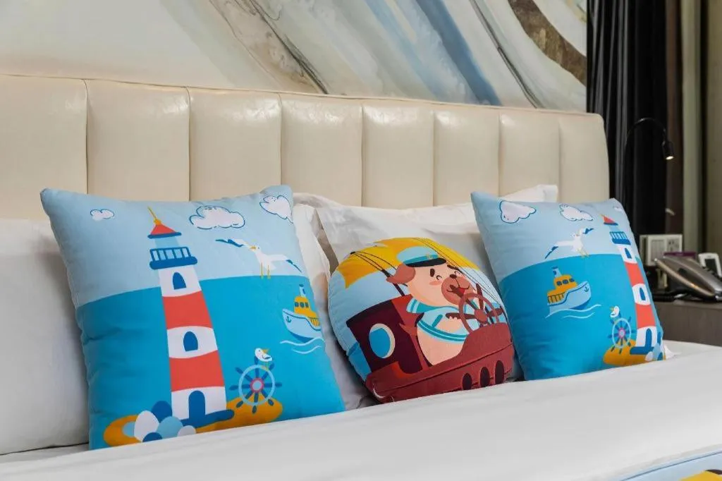 Bed in Jinjiang Metropolo Hotel Shenyang Country Garden Datong Lake Subway Station Branch