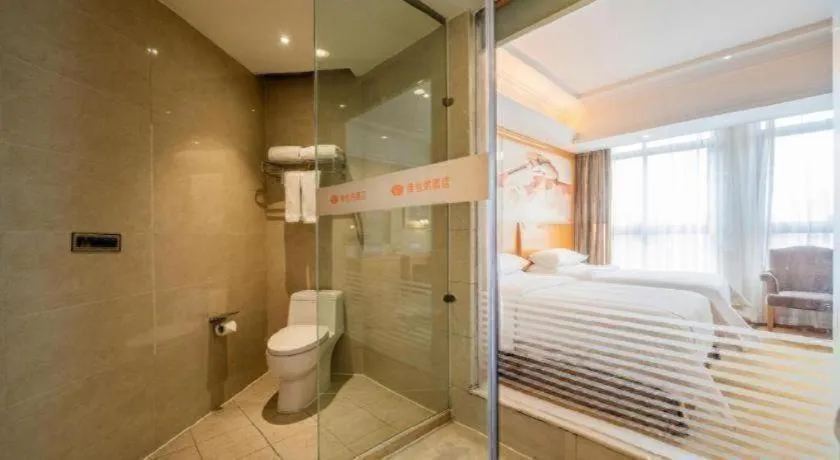 Bed in Vienna Hotel Chengdu Xinfan Furniture City