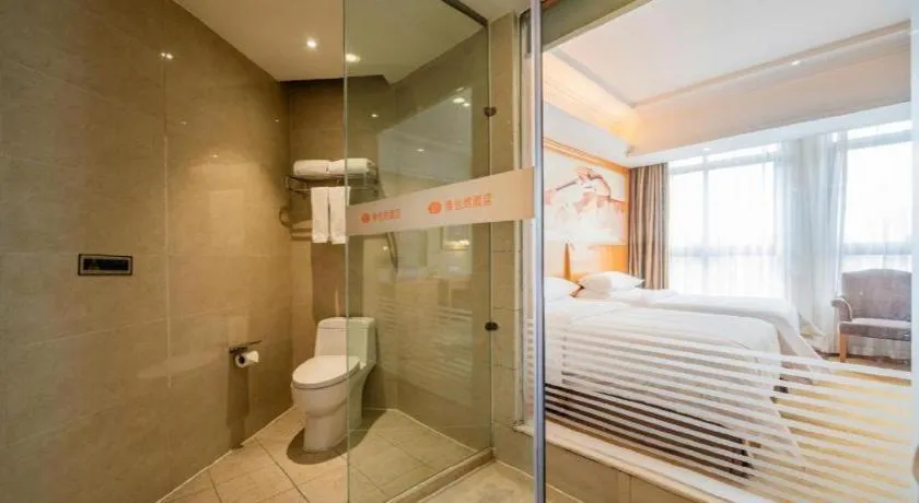 Bed in Vienna Hotel Chengdu Xinfan Furniture City