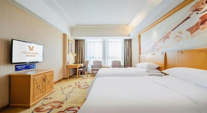 Bed in Vienna Hotel Chengdu Xinfan Furniture City