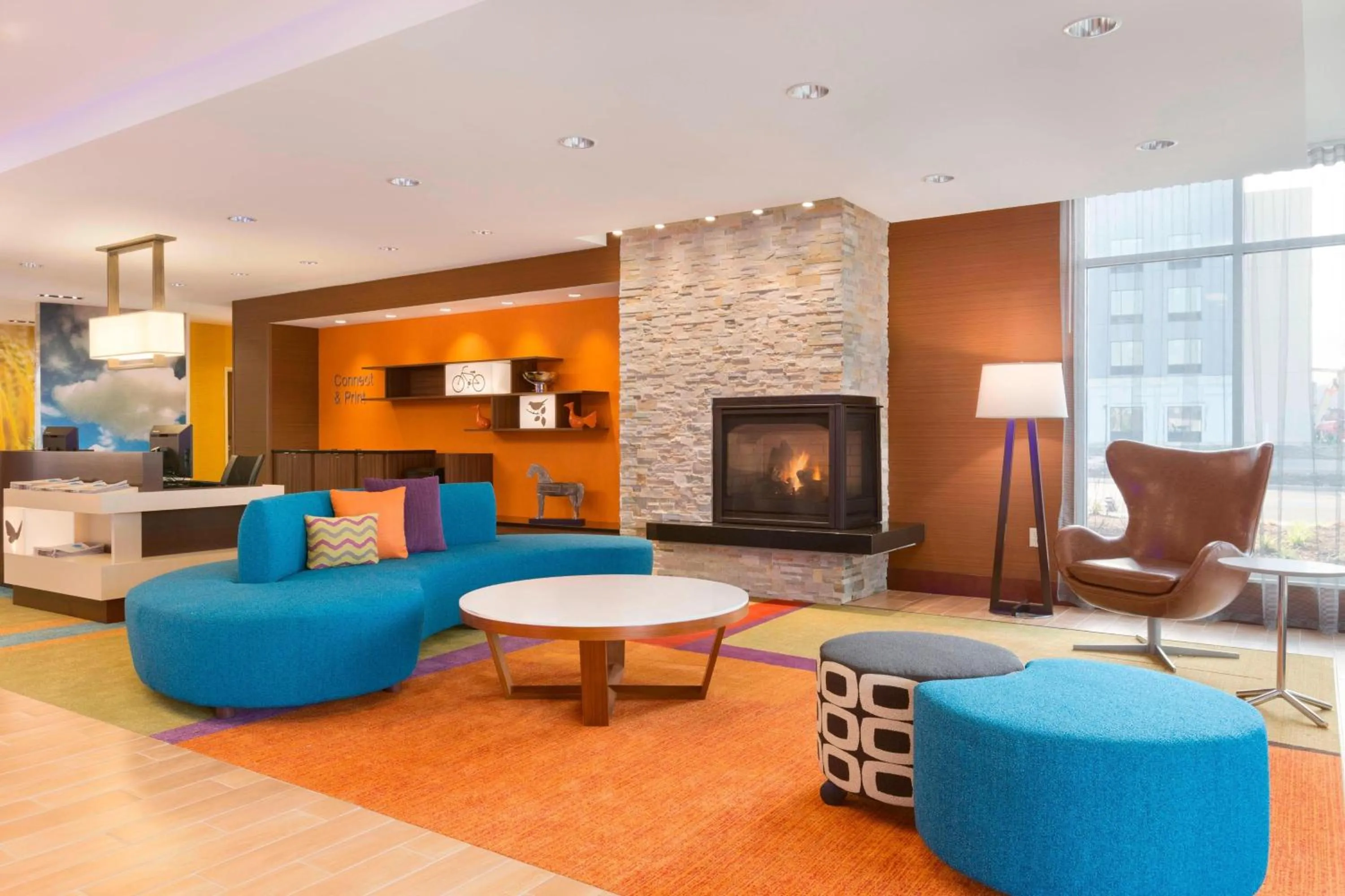 Lobby or reception in Fairfield Inn & Suites by Marriott Pittsburgh Airport/Robinson Township