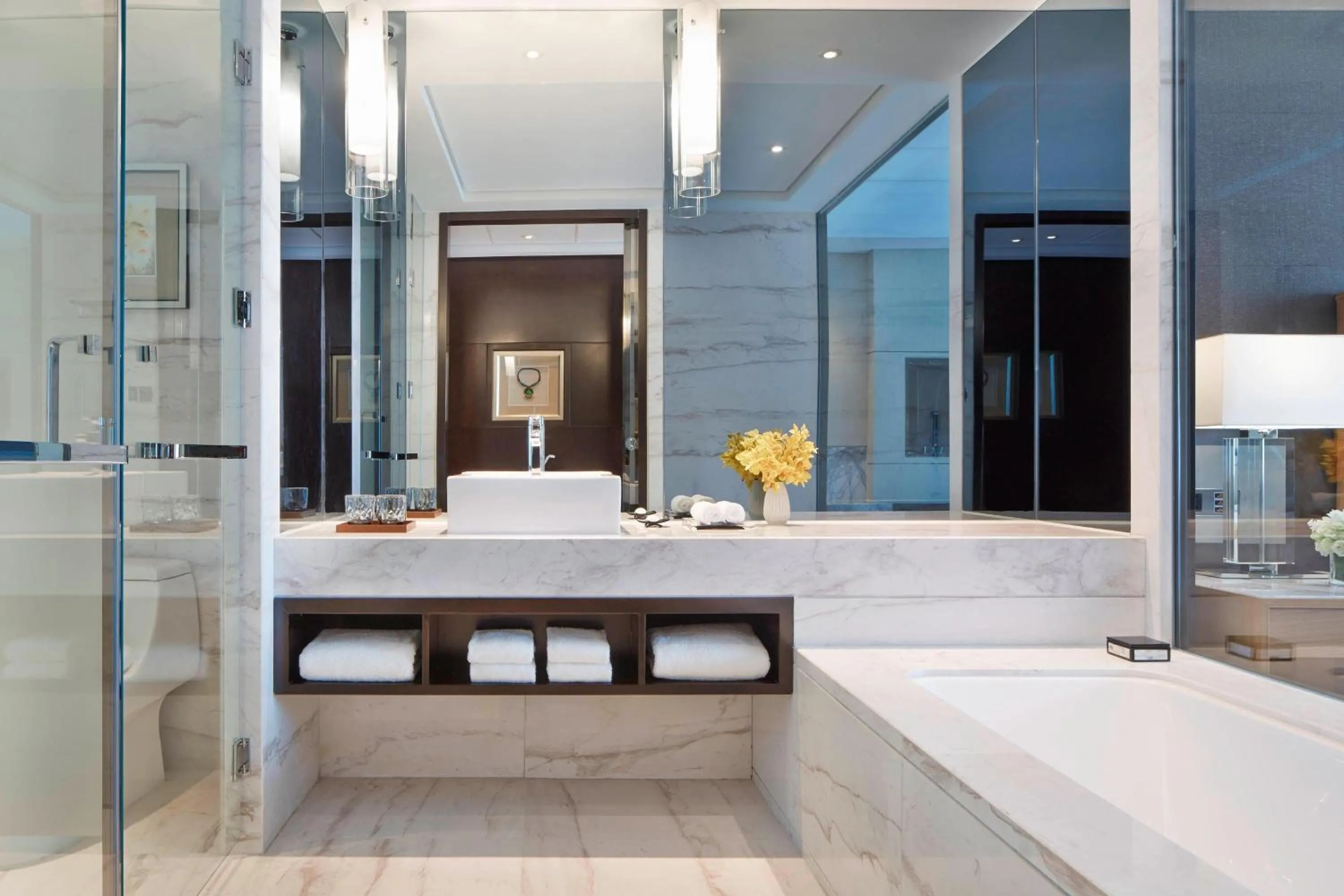 Bathroom in Zhuzhou Marriott Hotel