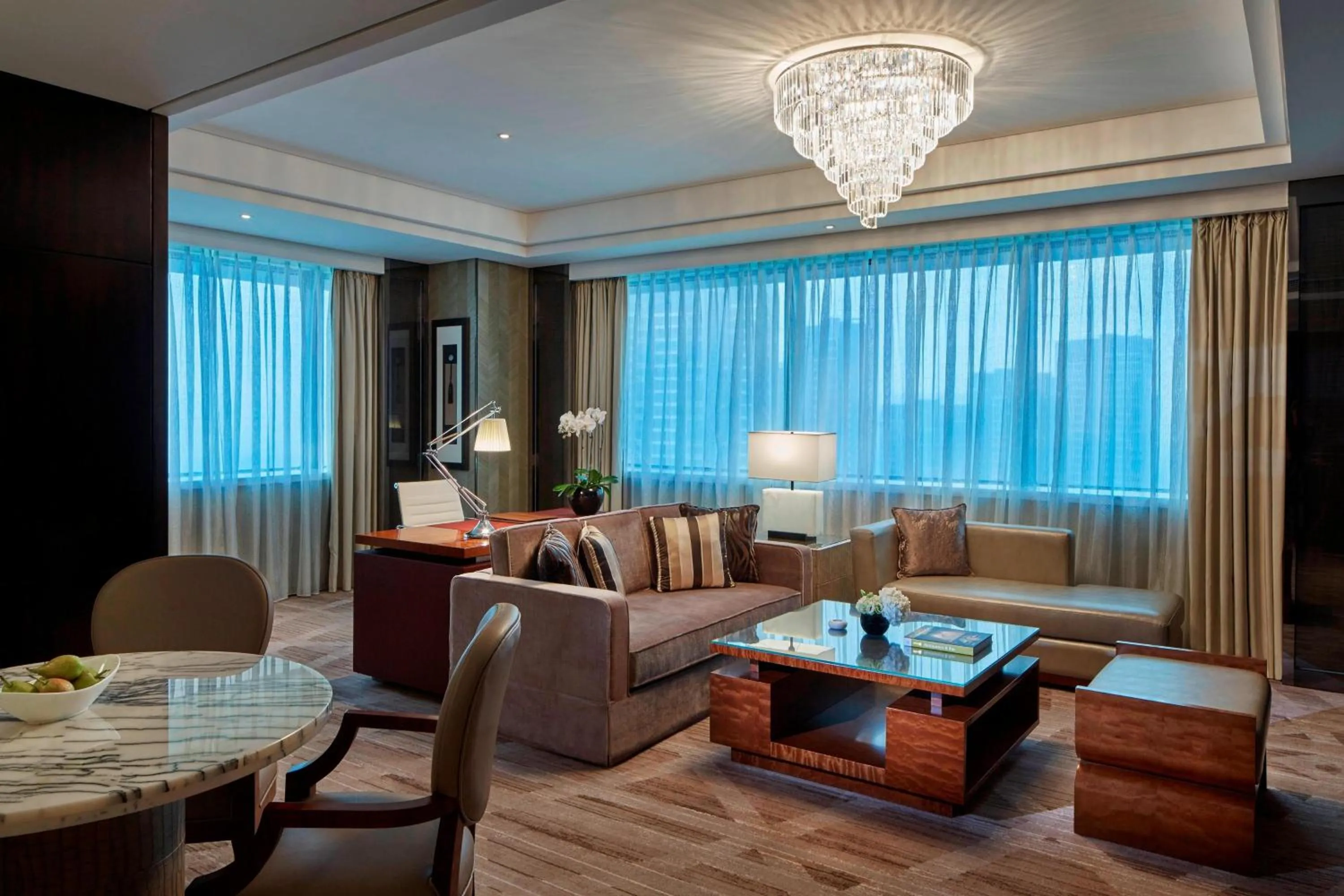 Living room in Zhuzhou Marriott Hotel