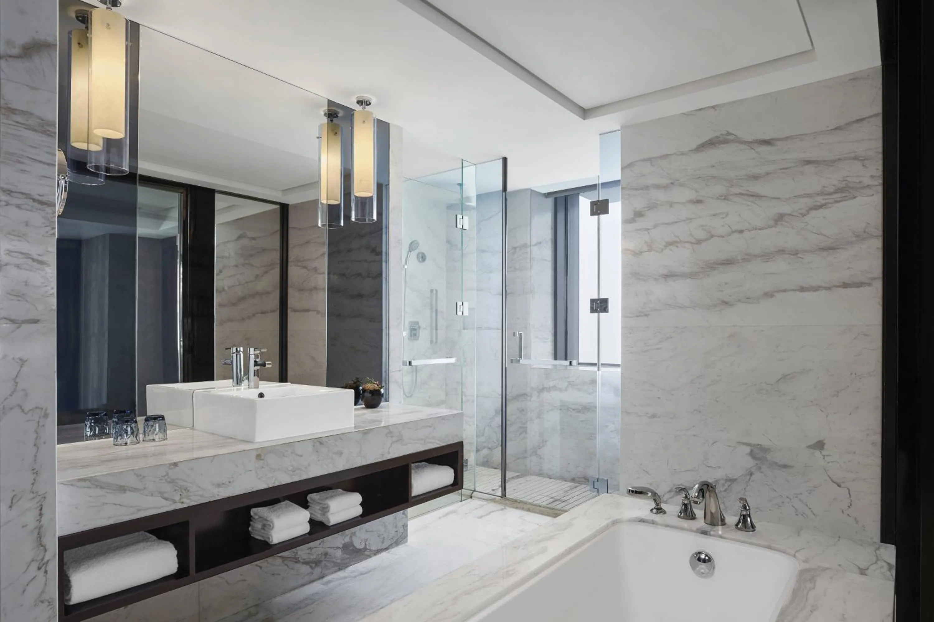 Bathroom in Zhuzhou Marriott Hotel