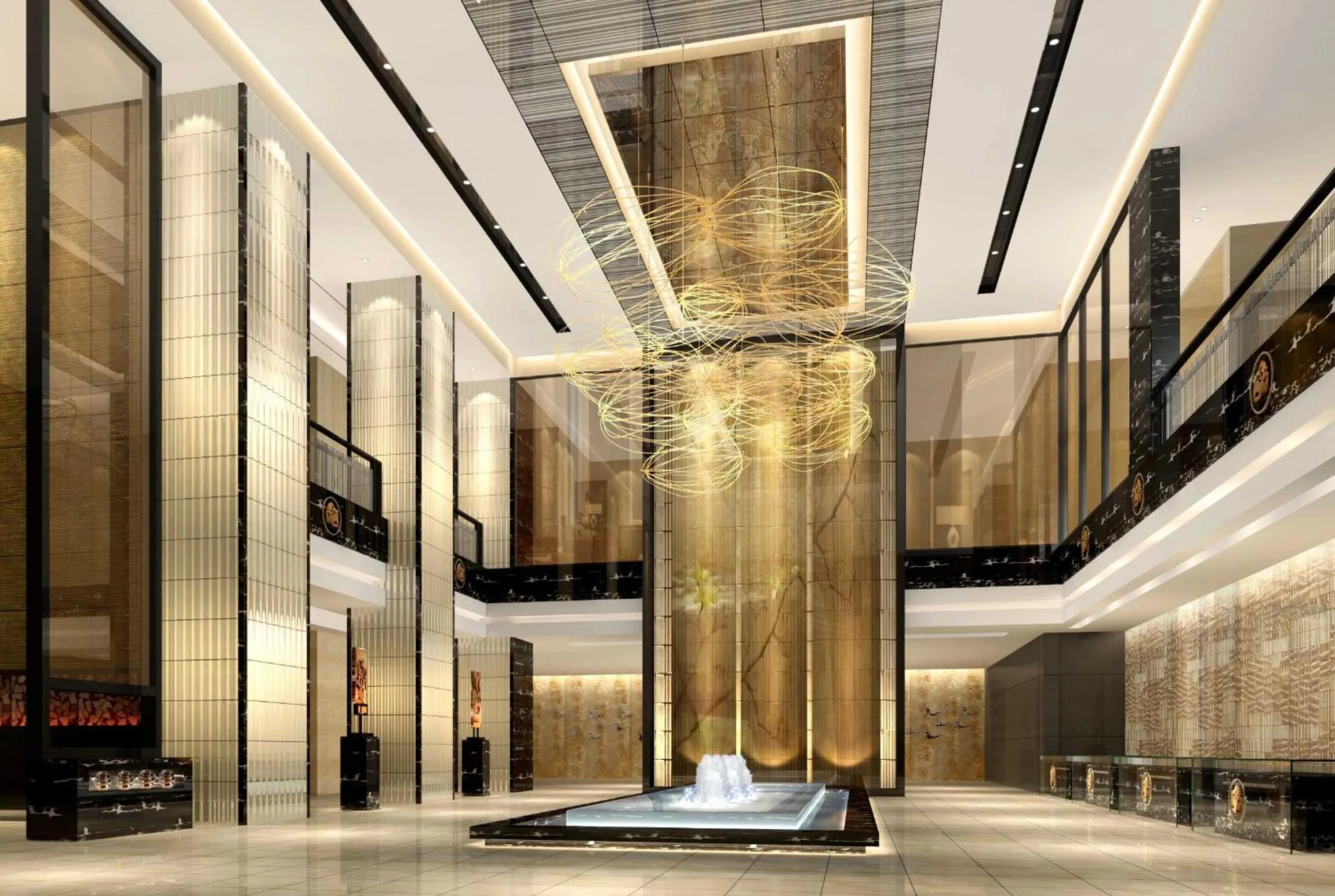Lobby or reception in Zhuzhou Marriott Hotel
