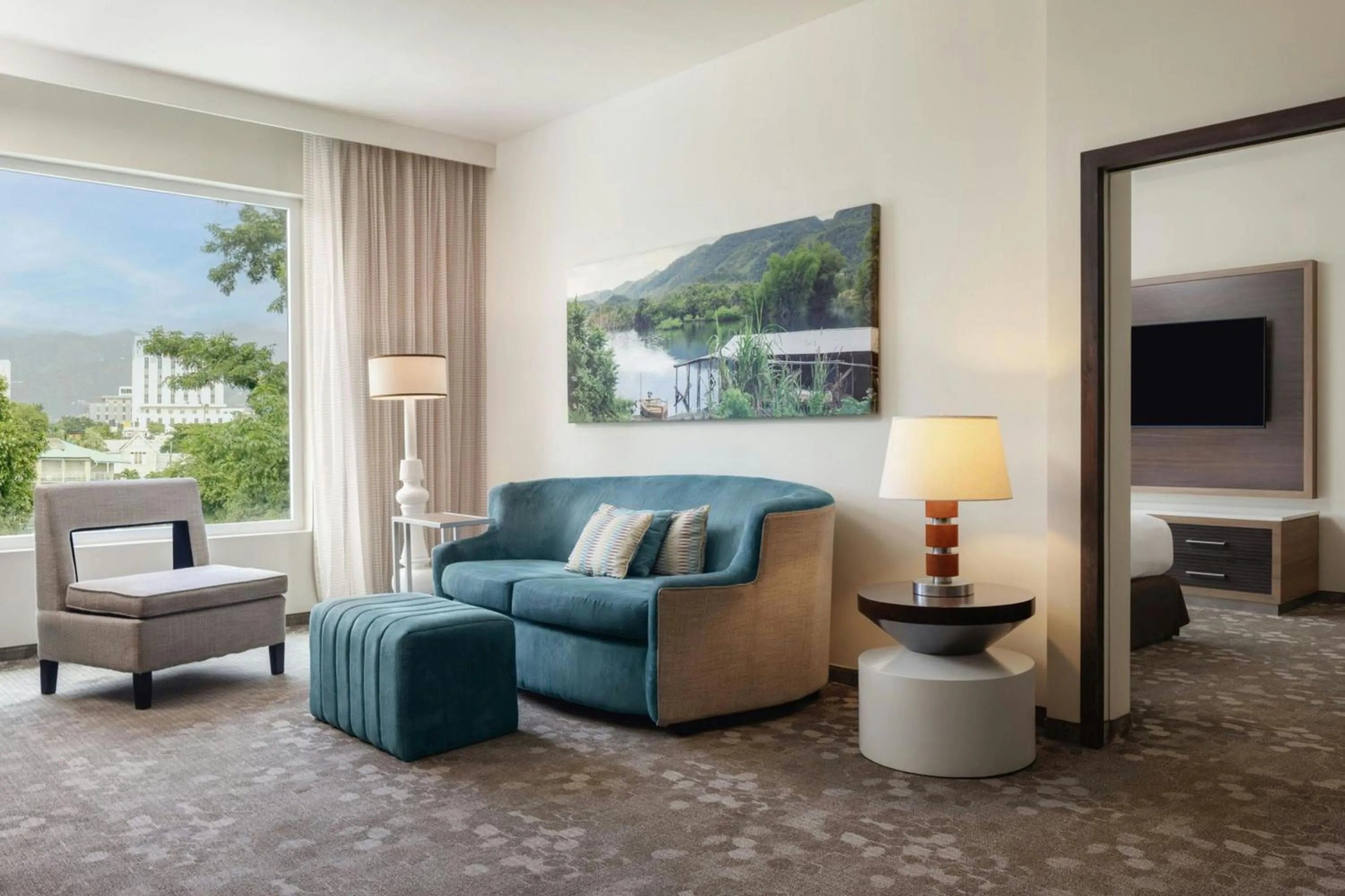 Photo of the whole room in Courtyard by Marriott Kingston, Jamaica