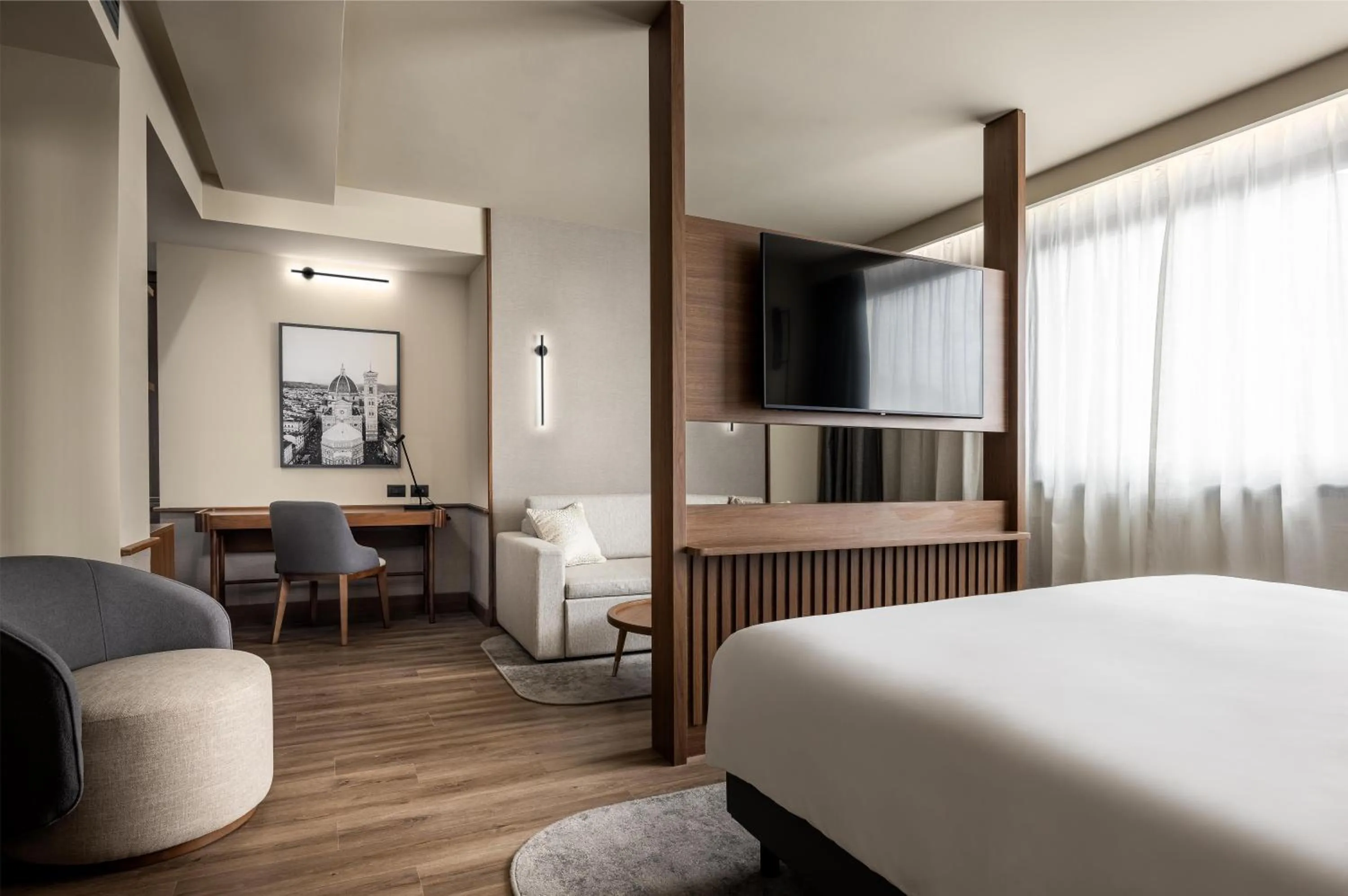 Photo of the whole room, Bed in Radisson Blu Hotel, Florence