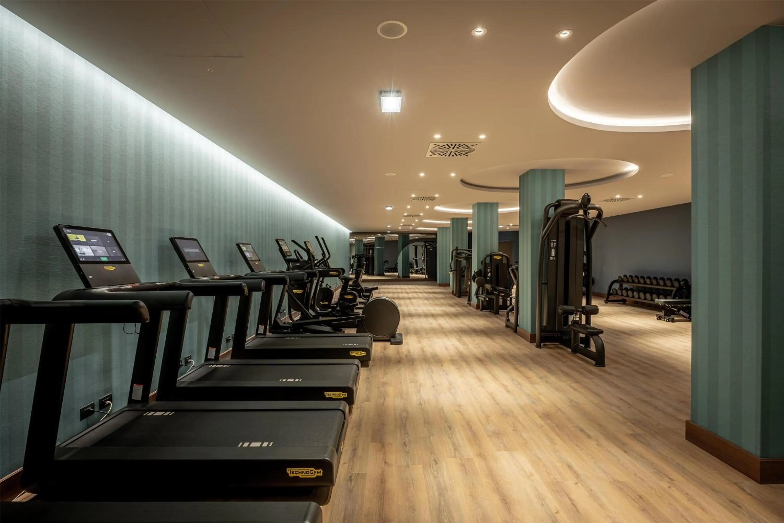 Fitness centre/facilities in Radisson Blu Hotel, Florence