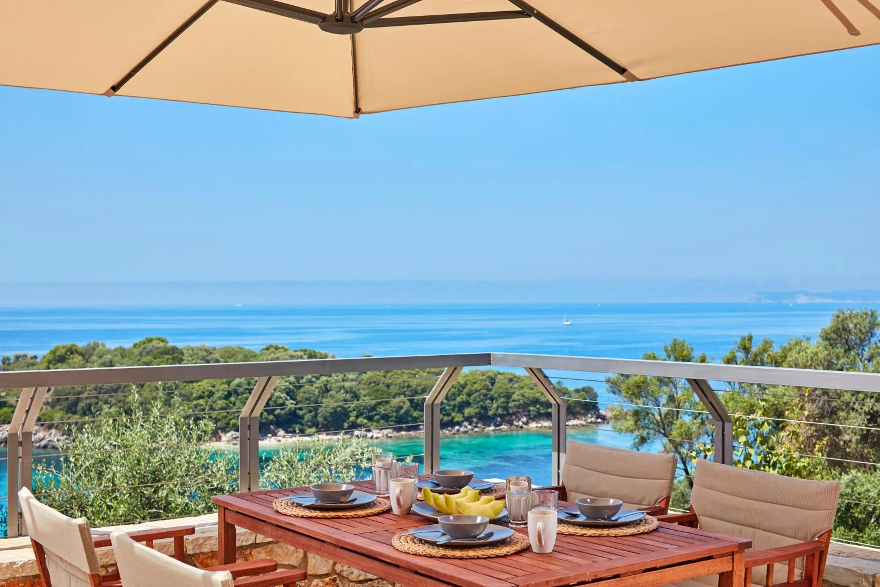 Patio in Sivota Seascape Luxury Villas & Residences
