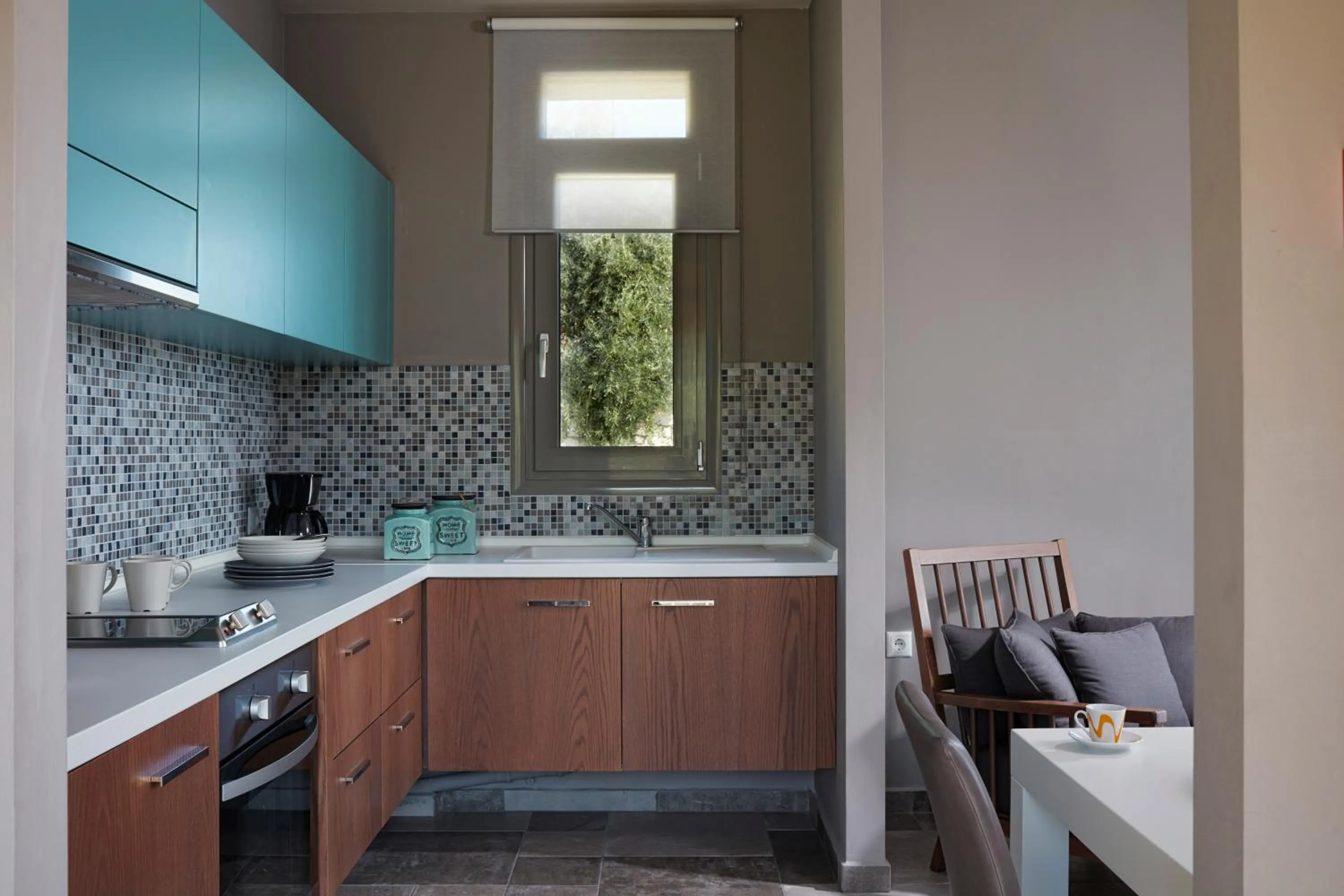 Kitchen or kitchenette in Sivota Seascape Luxury Villas & Residences