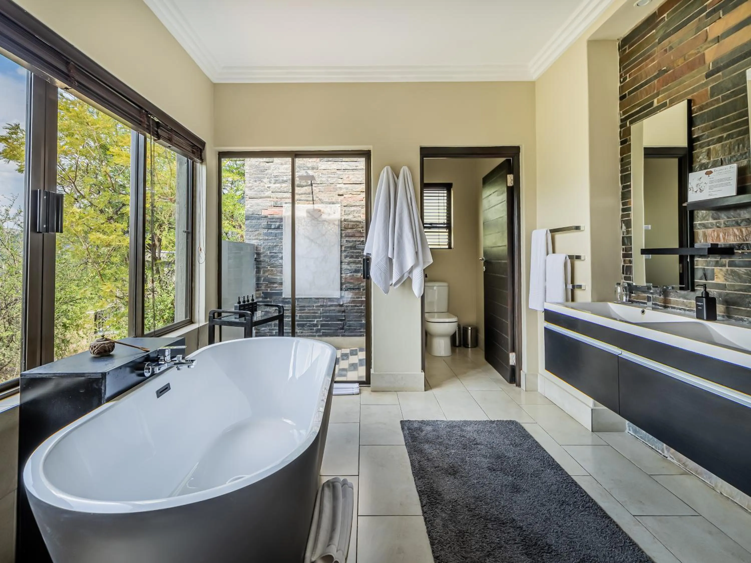 Shower in Shepherds Tree Game Reserve