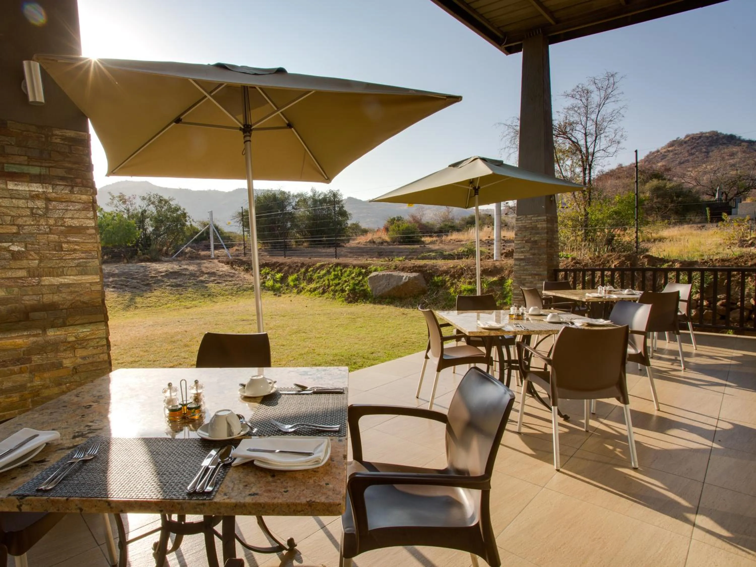 Patio in Shepherds Tree Game Reserve