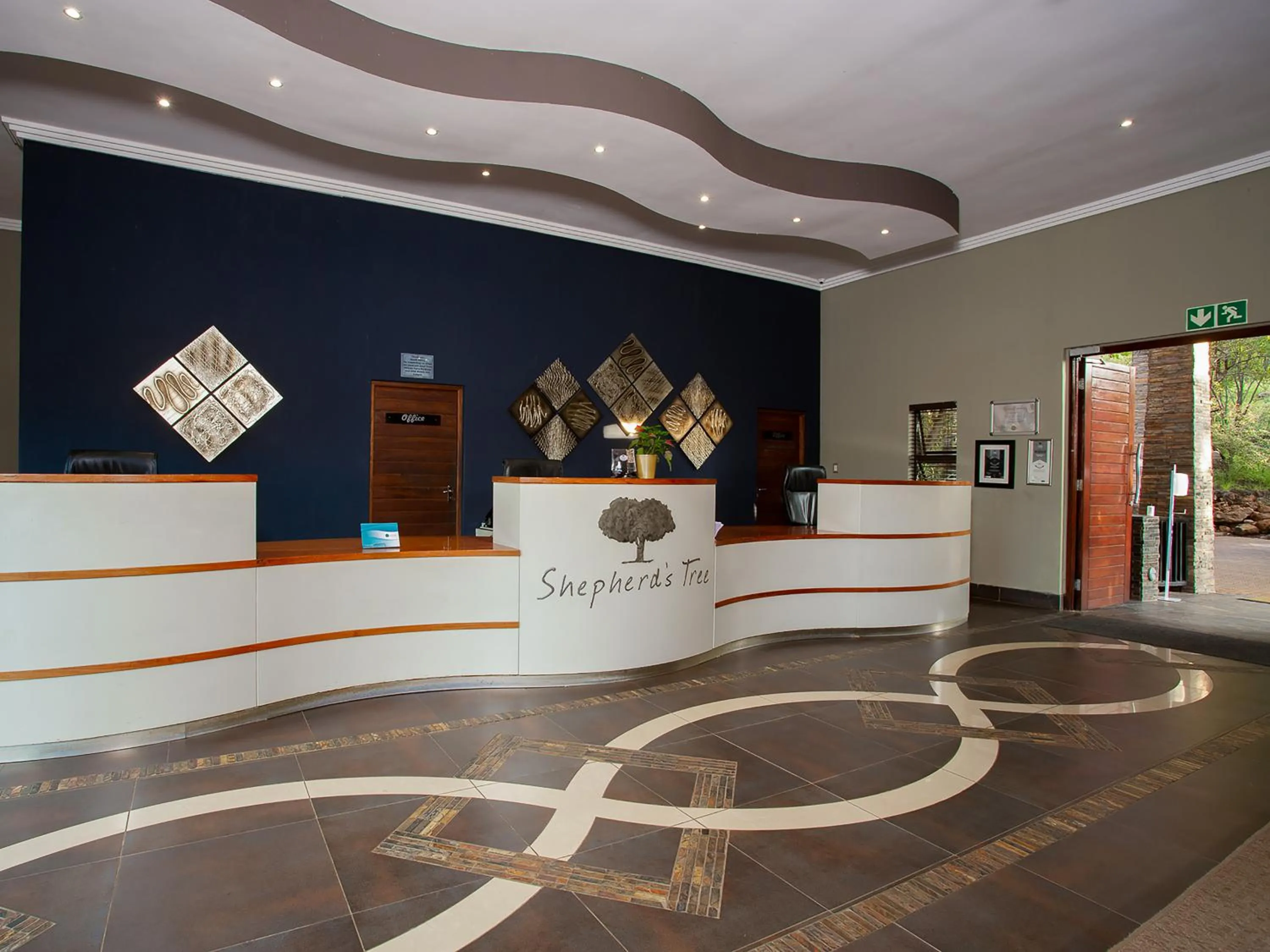 Facade/entrance in Shepherds Tree Game Reserve