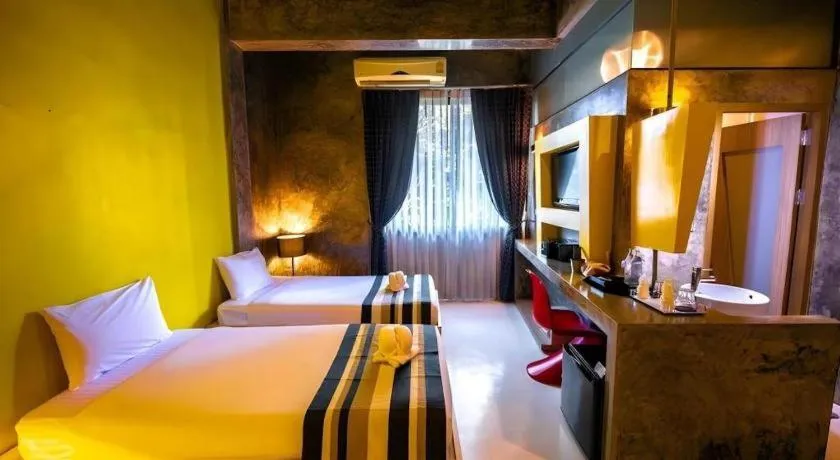 Bed in The B Ranong Trend Hotel