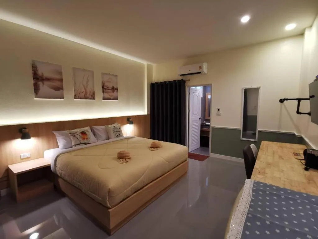 Bed in Kiatwimon Hotel