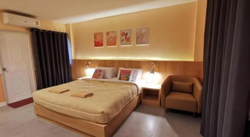 Bed in Kiatwimon Hotel