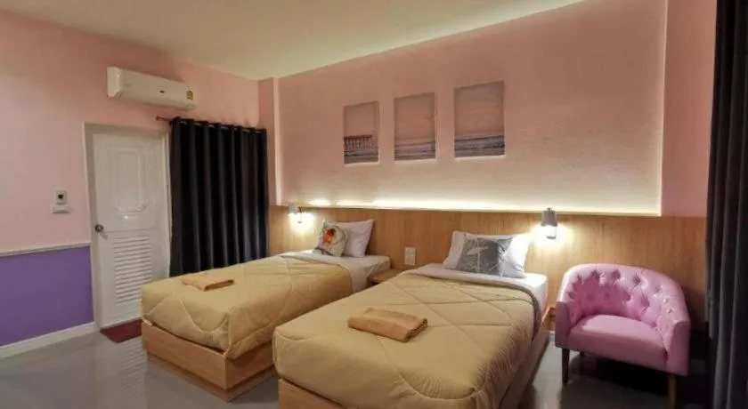 Bed in Kiatwimon Hotel