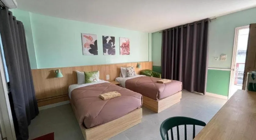 Bed in Kiatwimon Hotel