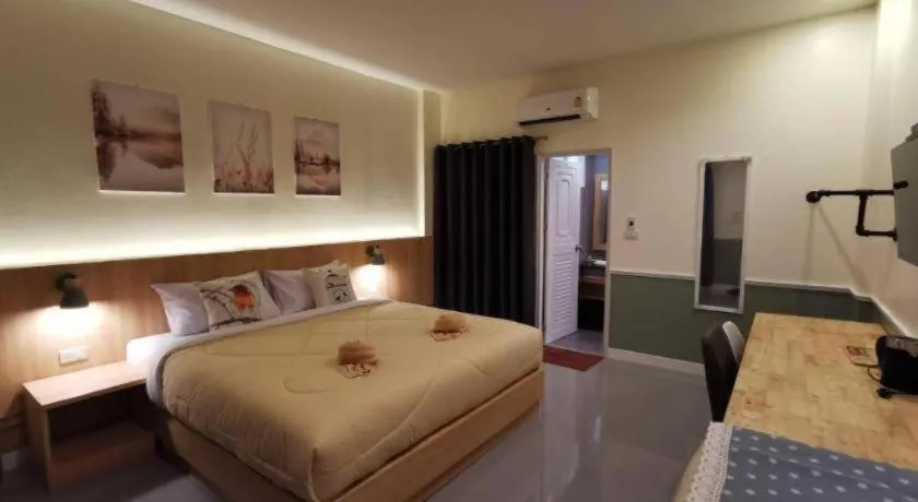 Bed in Kiatwimon Hotel