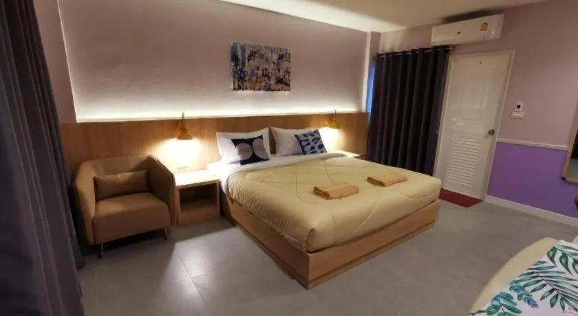 Bed in Kiatwimon Hotel