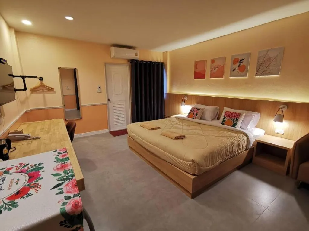 Bed in Kiatwimon Hotel