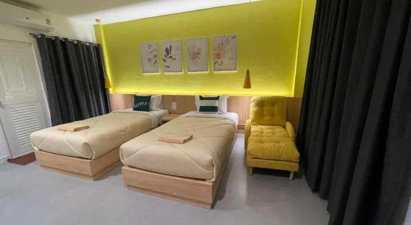 Bed in Kiatwimon Hotel