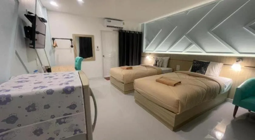 Bed in Kiatwimon Hotel