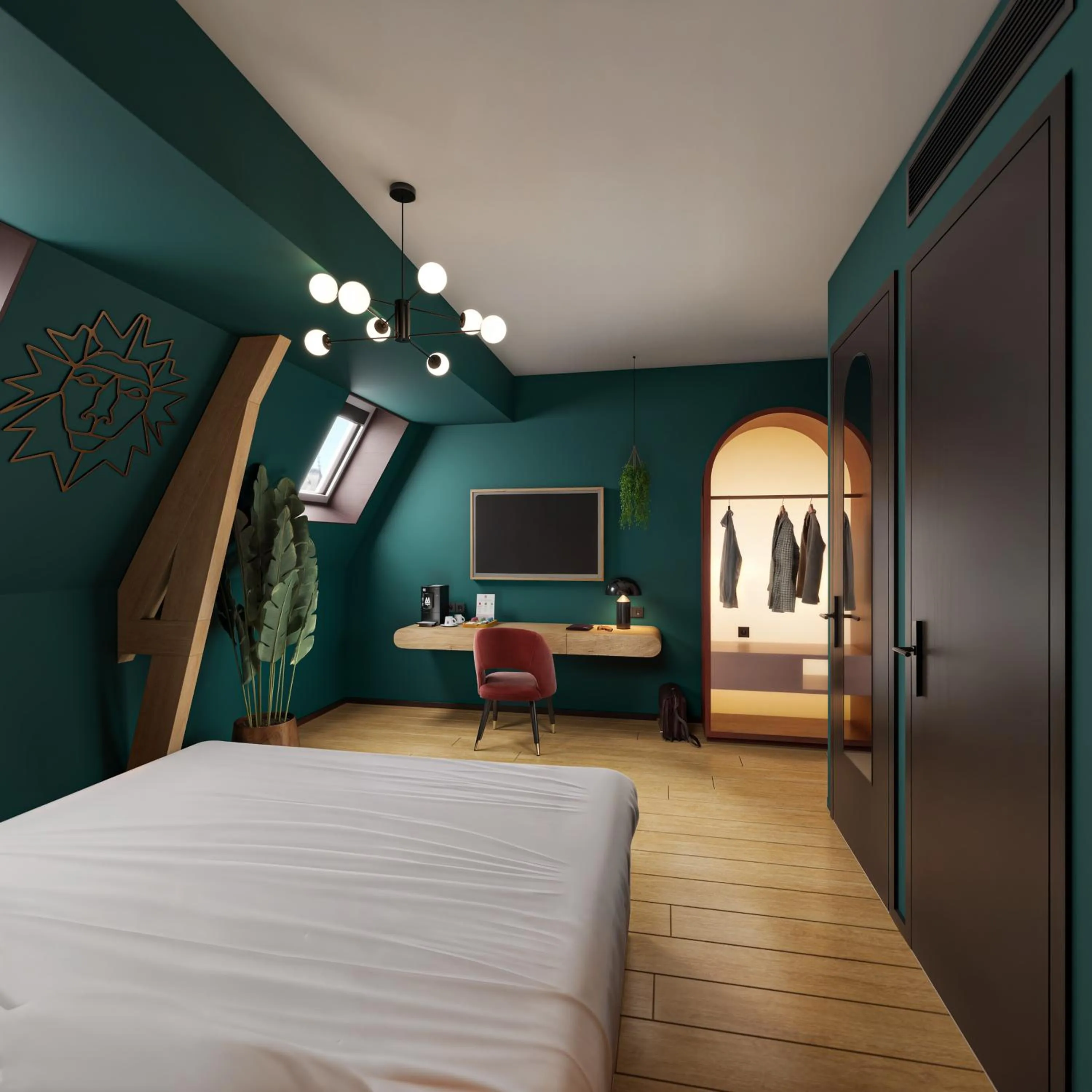 Bedroom, Bed in The Ald Hotel