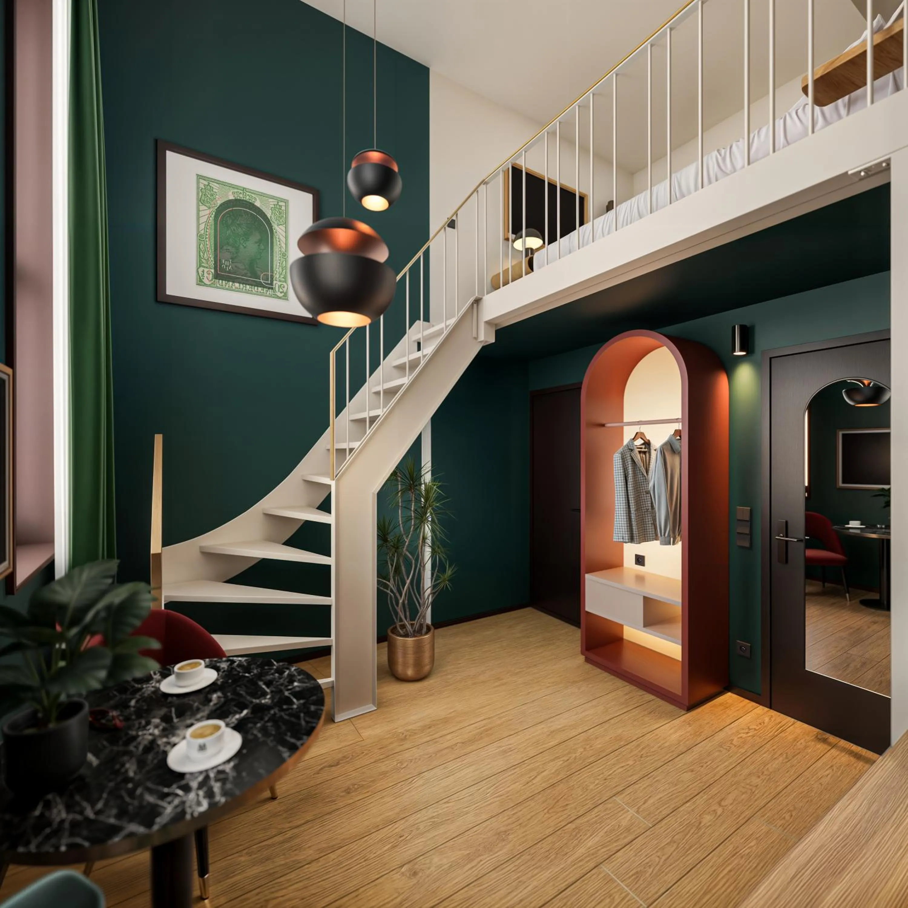 Bedroom in The Ald Hotel