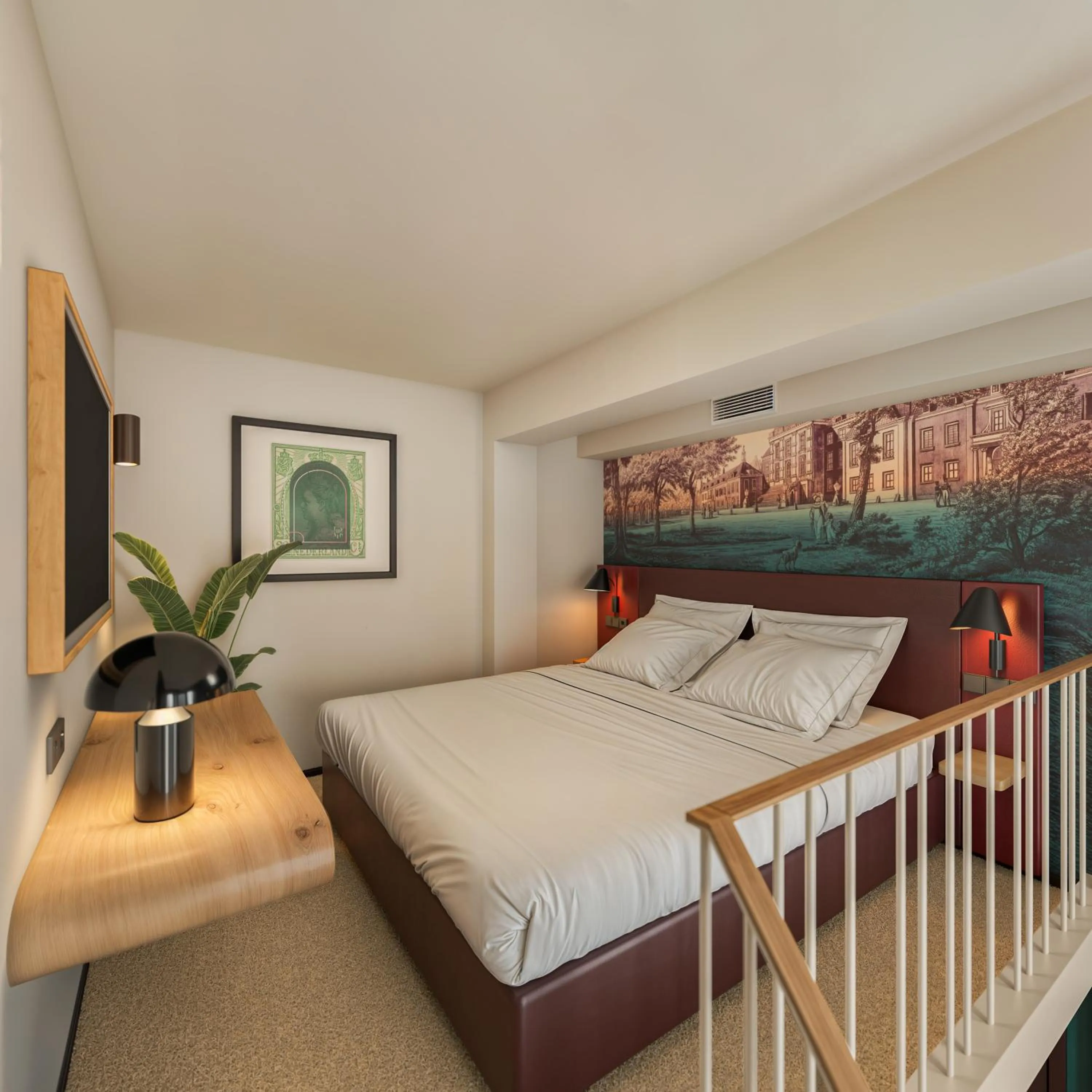 Bed in The Ald Hotel