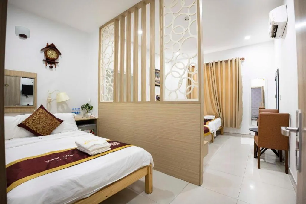 Bed in Hoang Mai Hotel