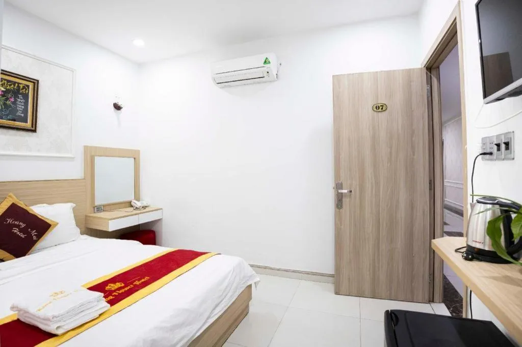 Bed in Hoang Mai Hotel