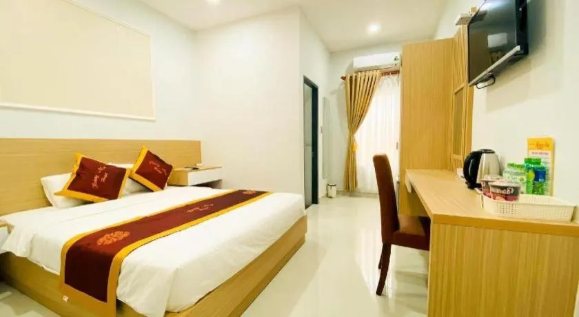 Bed in Hoang Mai Hotel