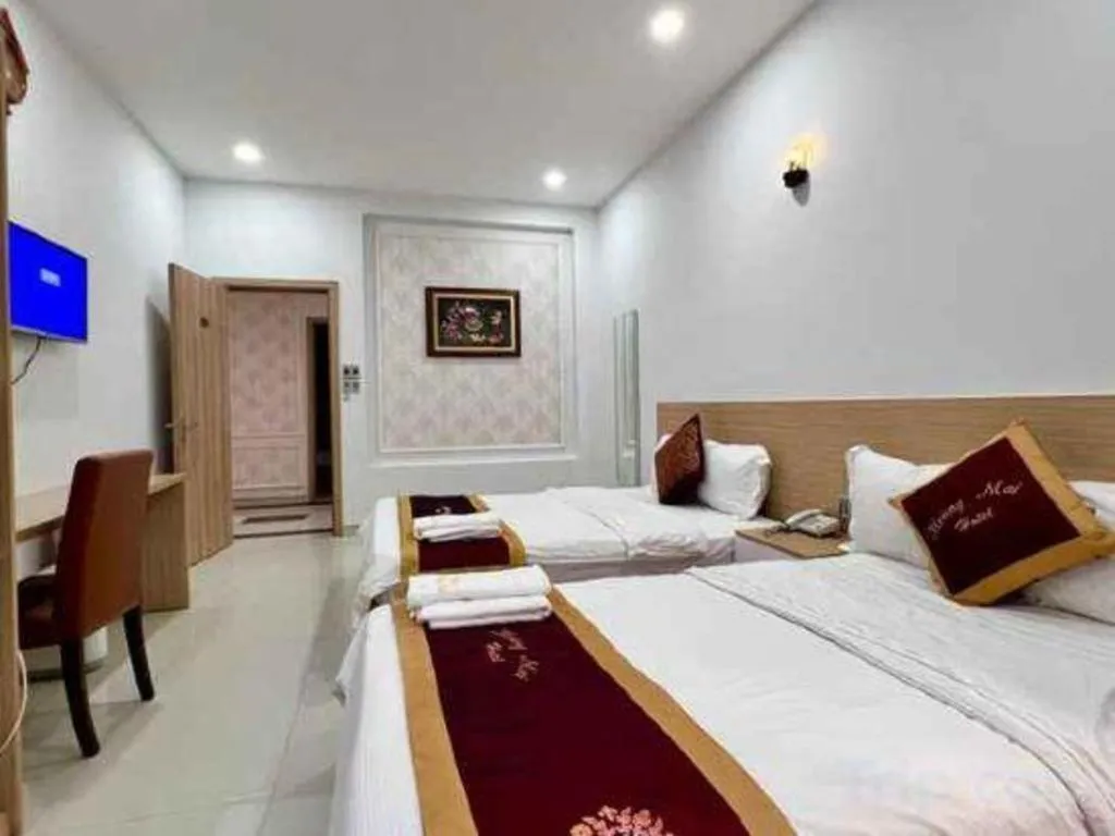 Bed in Hoang Mai Hotel