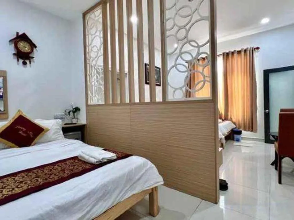 Bed in Hoang Mai Hotel