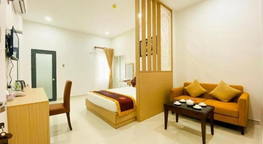 Bed in Hoang Mai Hotel