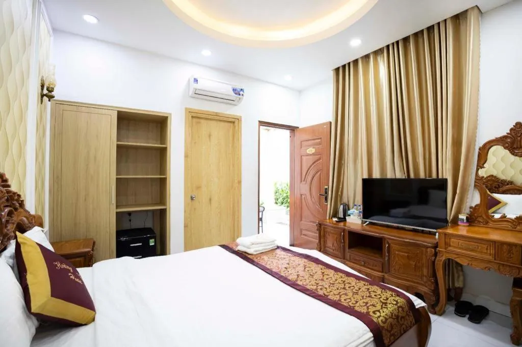 Bed in Hoang Mai Hotel