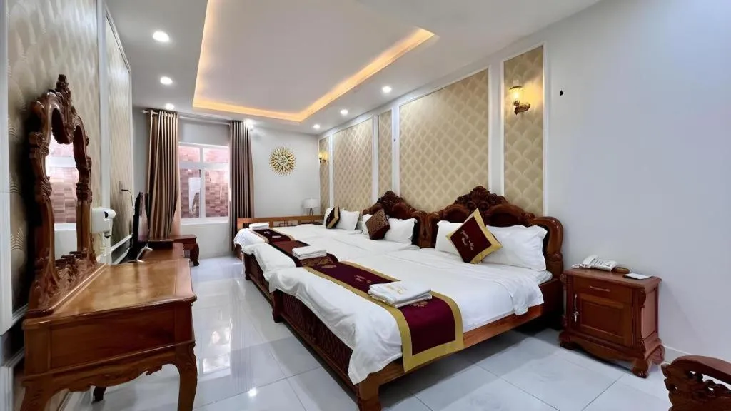 Bed in Hoang Mai Hotel