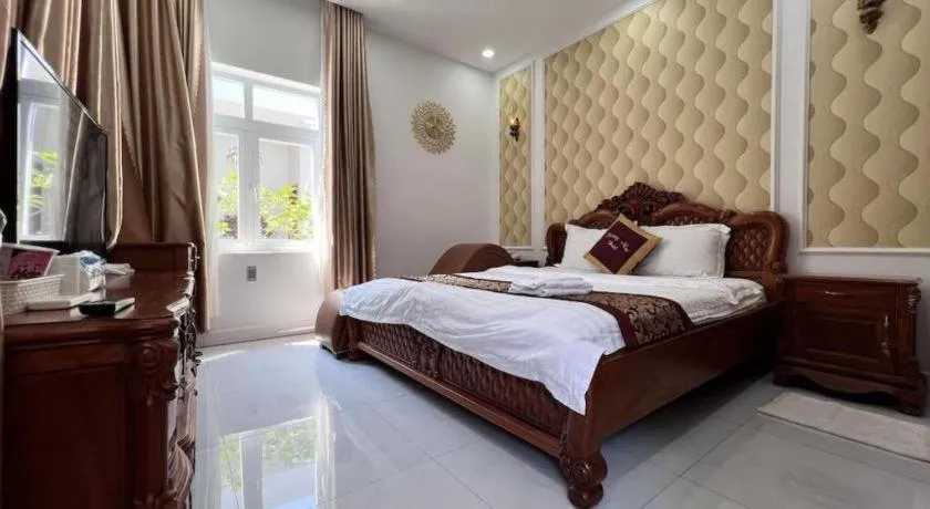 Bed in Hoang Mai Hotel