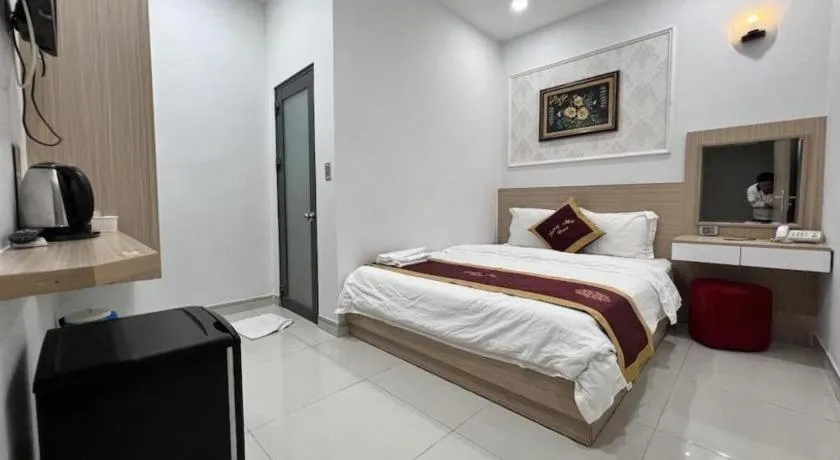 Bed in Hoang Mai Hotel