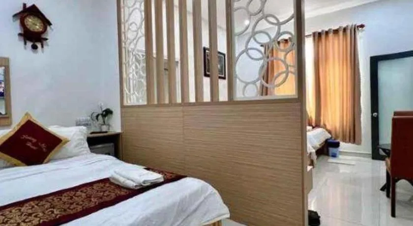 Bed in Hoang Mai Hotel