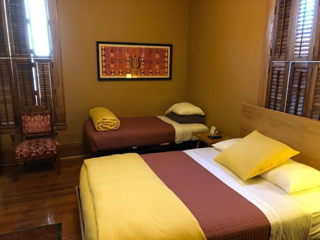 Bed in Hotel Frederick