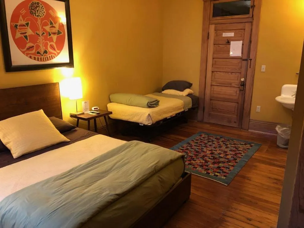 Bed in Hotel Frederick