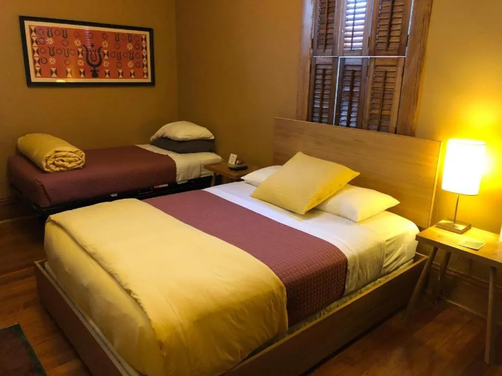 Bed in Hotel Frederick