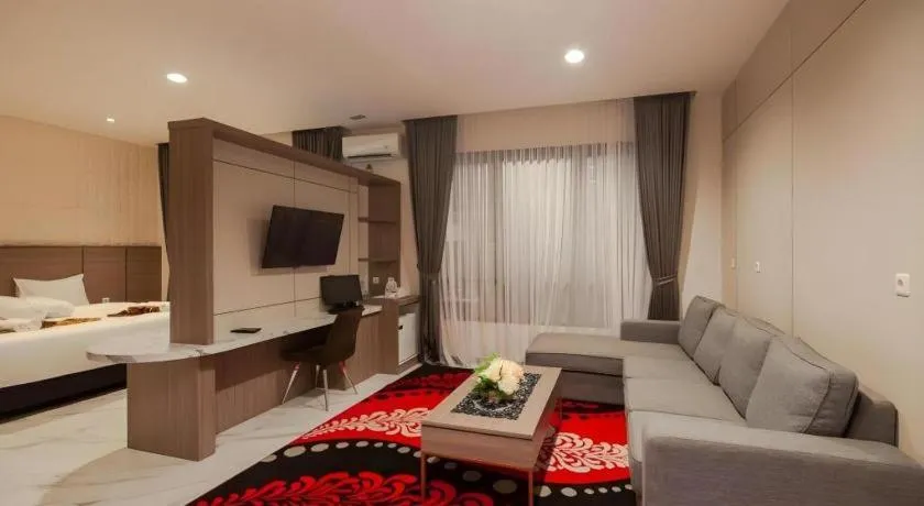 Bed in Sumbawa Grand Hotel